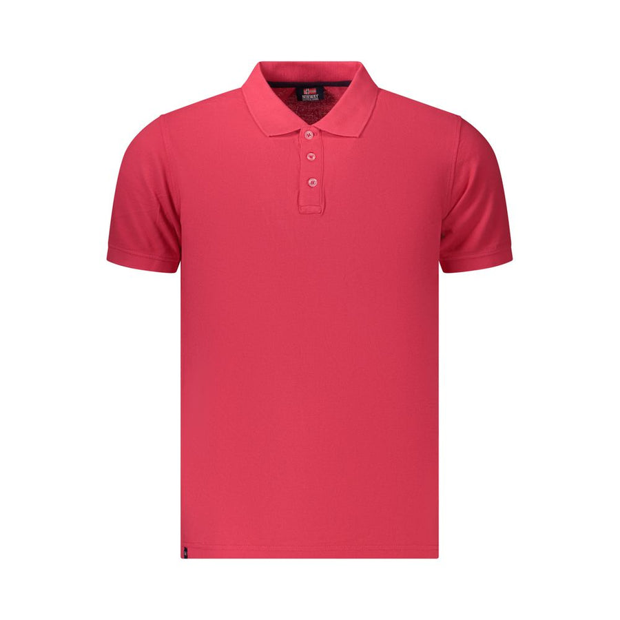 Norway 1963 Rosso Cotton Men's Polo