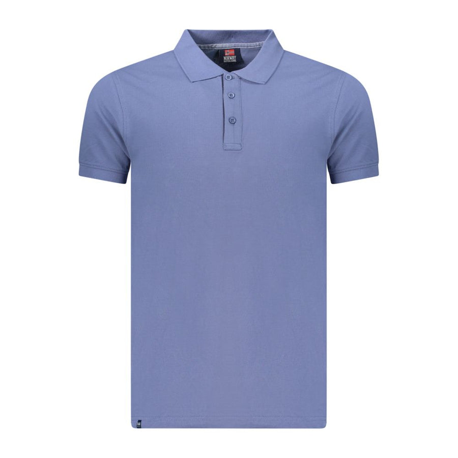 Norway 1963 Blue Cotton Men's Polo Shirt