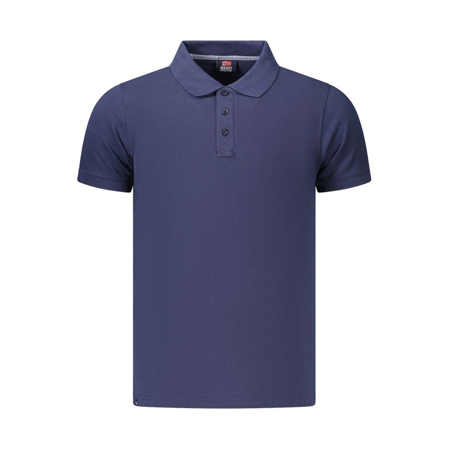 Norway 1963 Blue Cotton Men's Polo Shirt