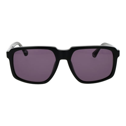 Web Black Acetate Sunglasses