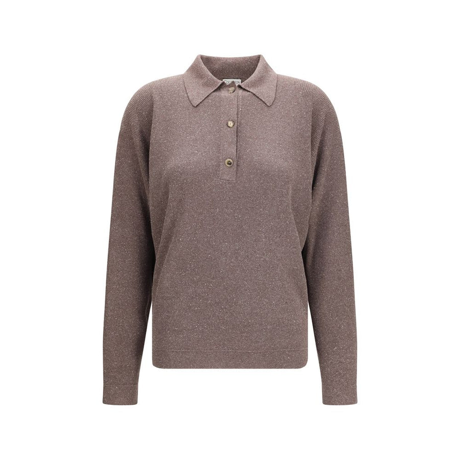Calvin Klein Brown Silk Sweatshirt