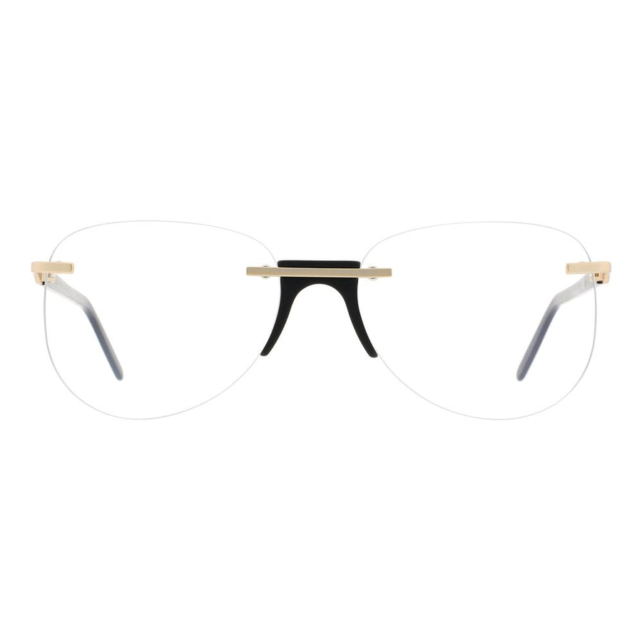 Andy Wolf Black Metal & Plastic Glasses (Frames)