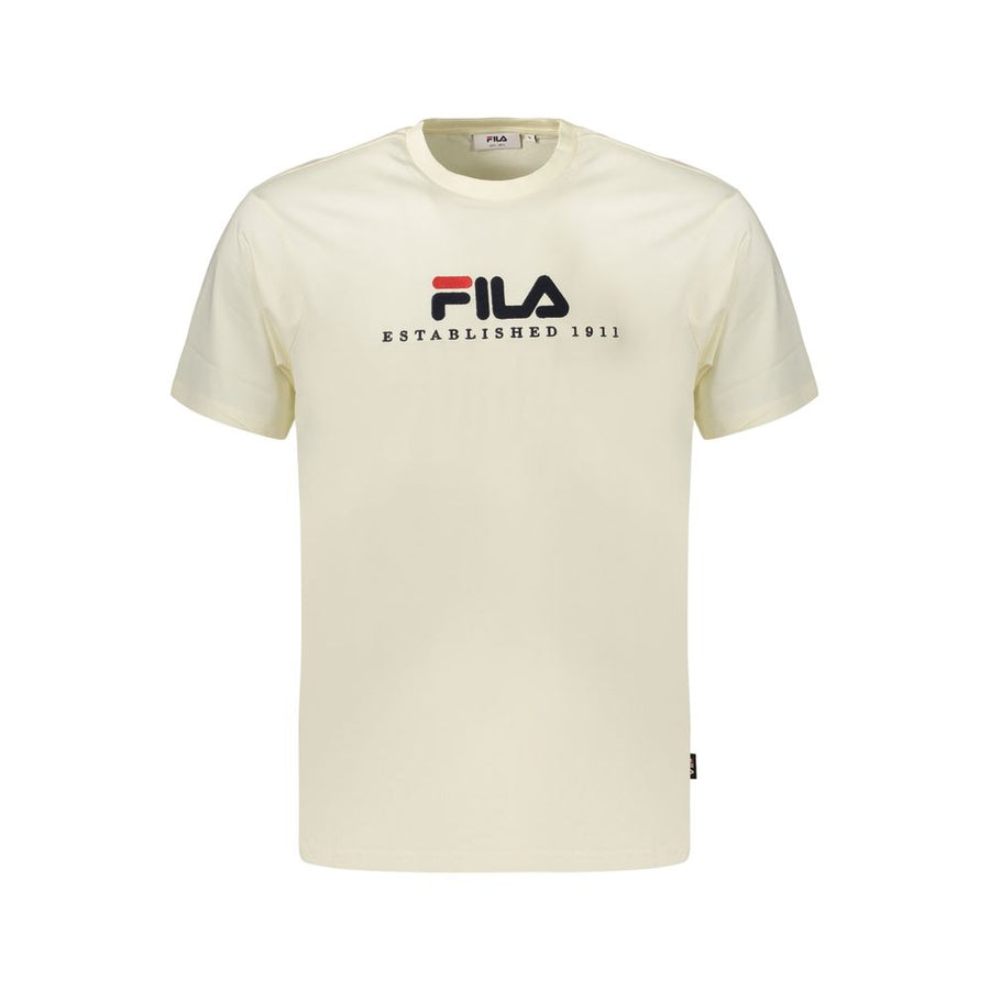 Fila Beige Cotton Men's T-Shirt
