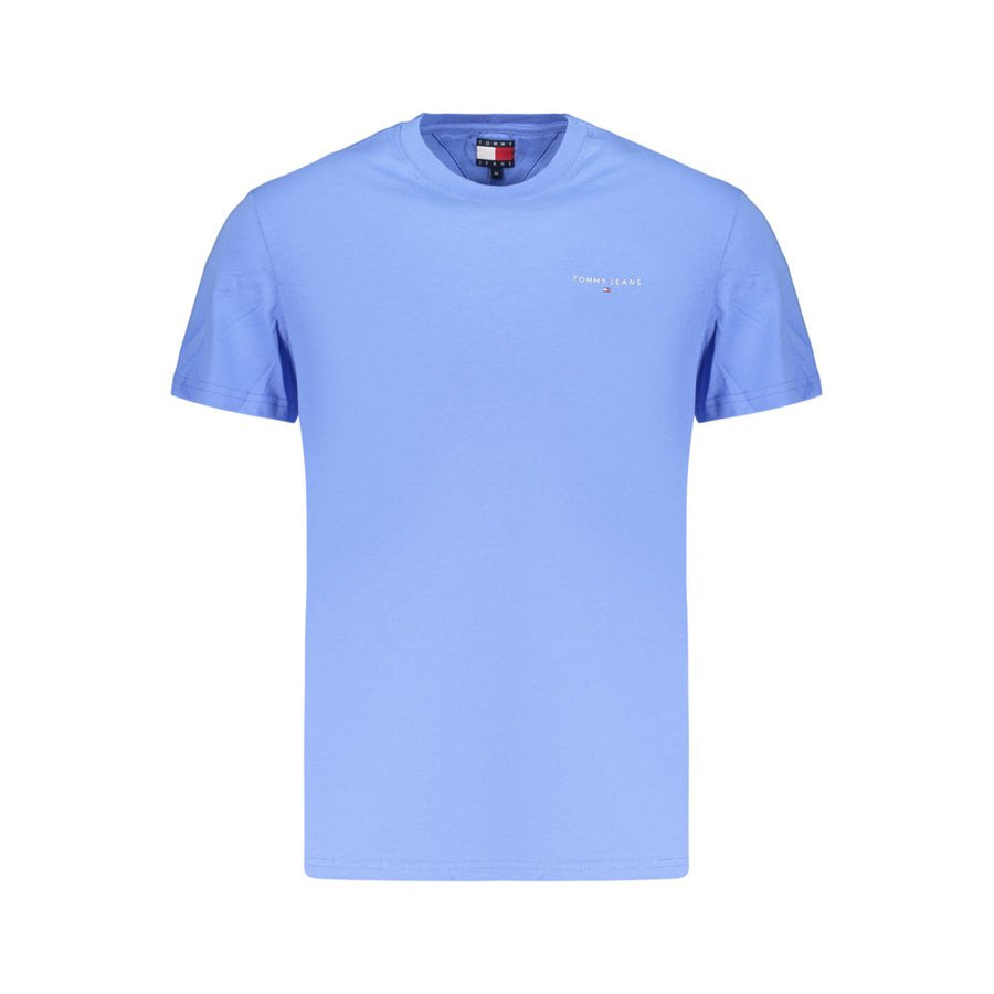 Tommy Hilfiger Light Blue Cotton Men's T-Shirt