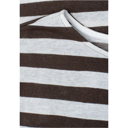 Street One Brown Polyester T-Shirt