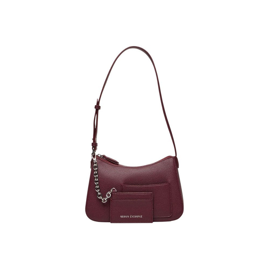 Armani Exchange Bordeaux Polyester Handbag