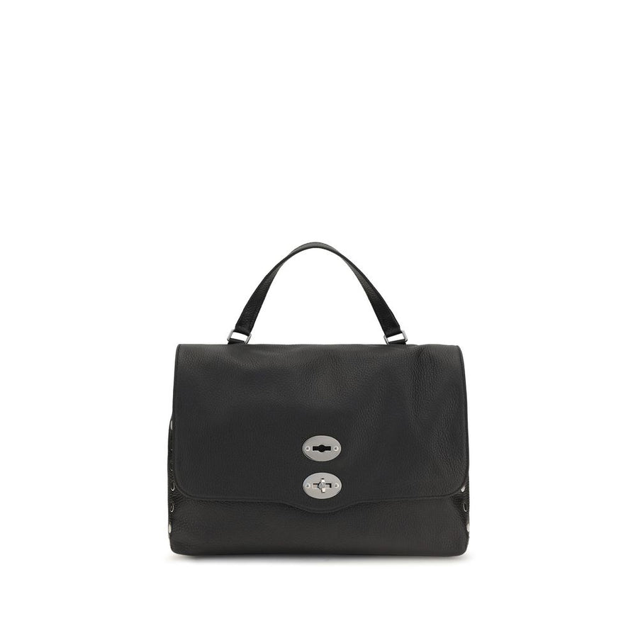 Zanellato Black Calf Leather Bos Taurus Handbag