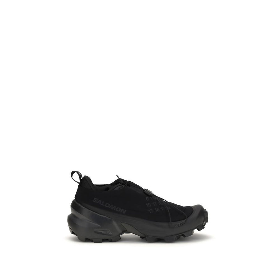 MM6 Black Nylon Athletic Sneakers