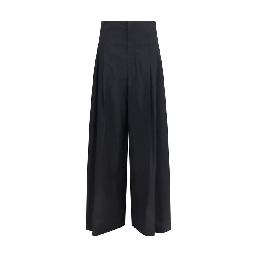 Brunello Cucinelli Black Cotton Casual Pants