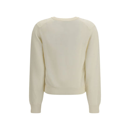 Maison Kitsuné Beige Wool Oves Aries Sweatshirt