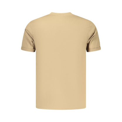 Coveri Moving Brown Cotton Men's Shirt