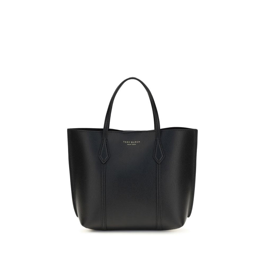 Tory Burch Black Calf Leather Bos Taurus Handbag