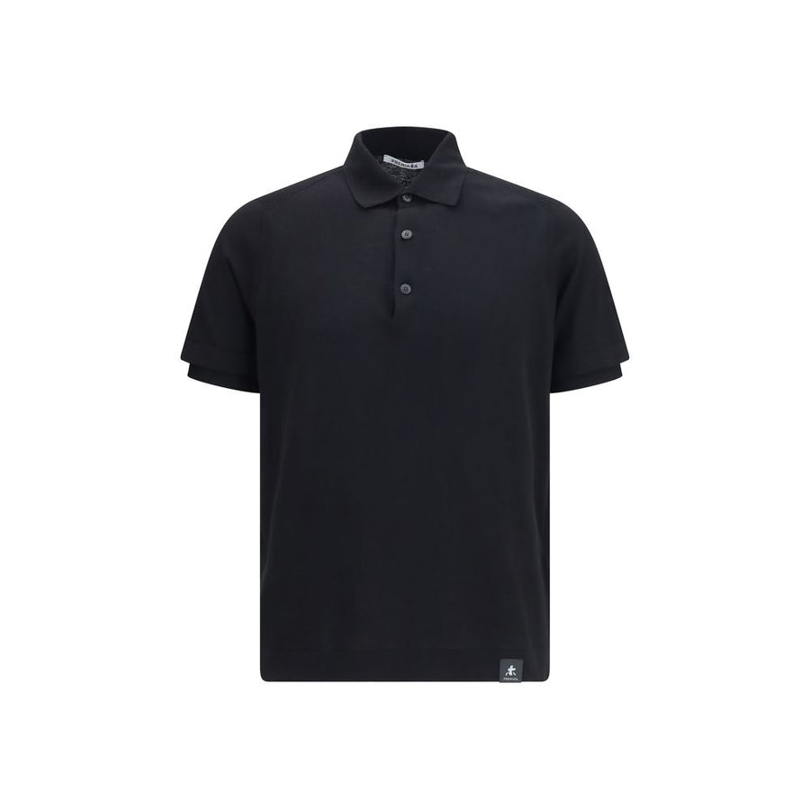 Premiata Black Cotton Polo Shirt