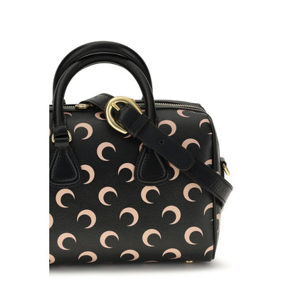 Marine Serre Black Polyethylene Handbag