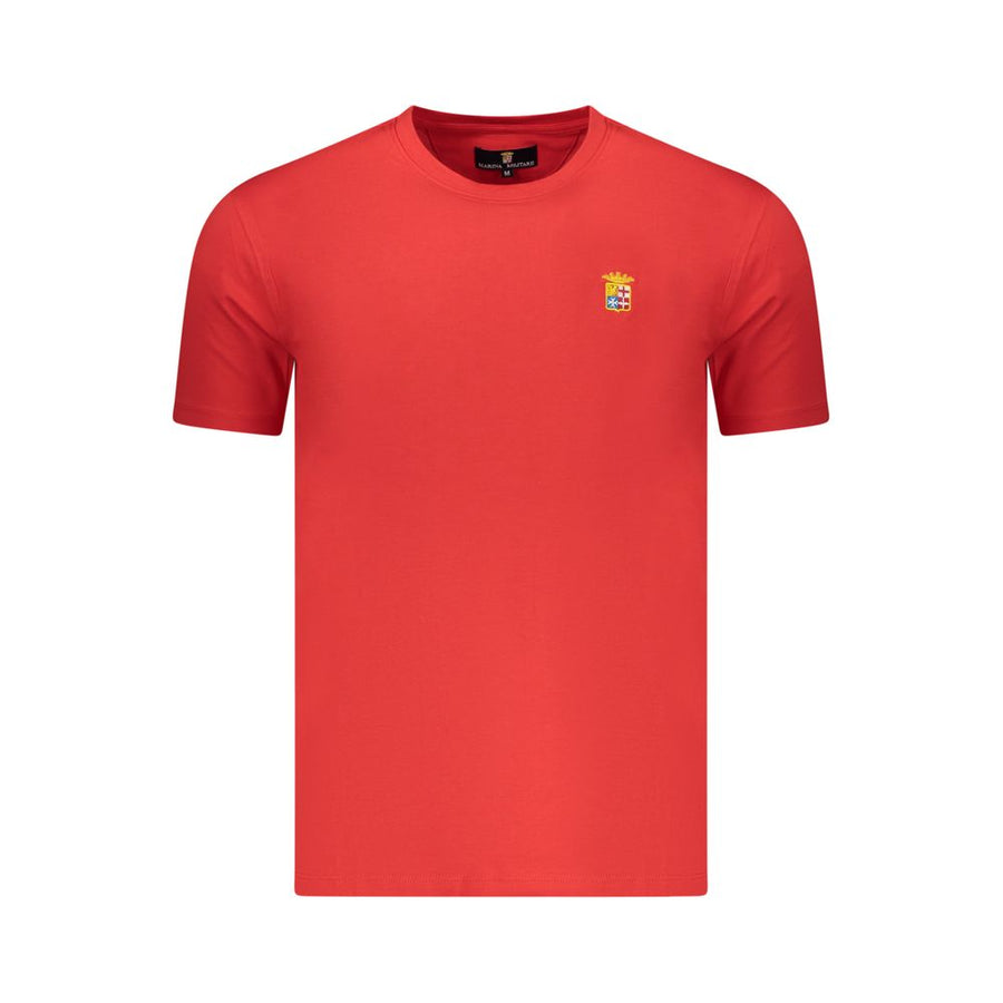 Marina Militare Rosso Cotton Men's T-Shirt