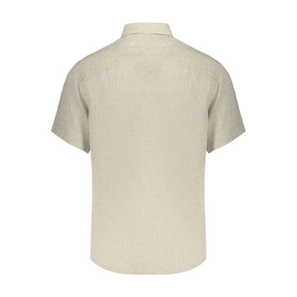 North Sails Beige Linen Men's Shirt