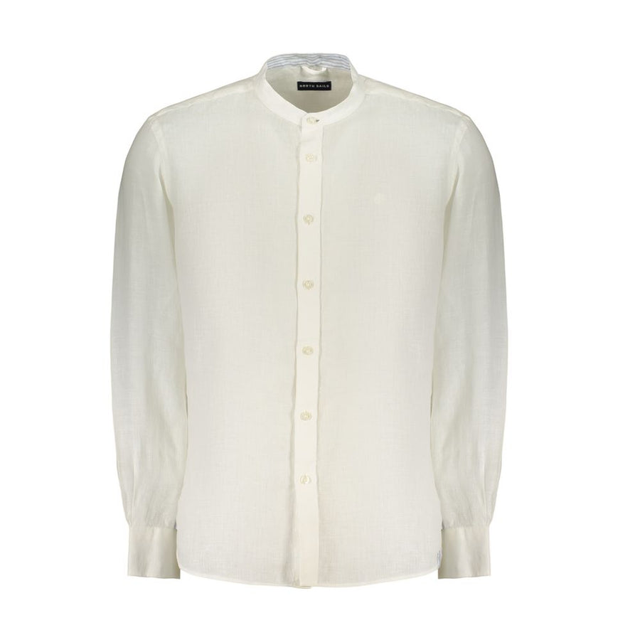 North Sails White Linen Men's Shirt