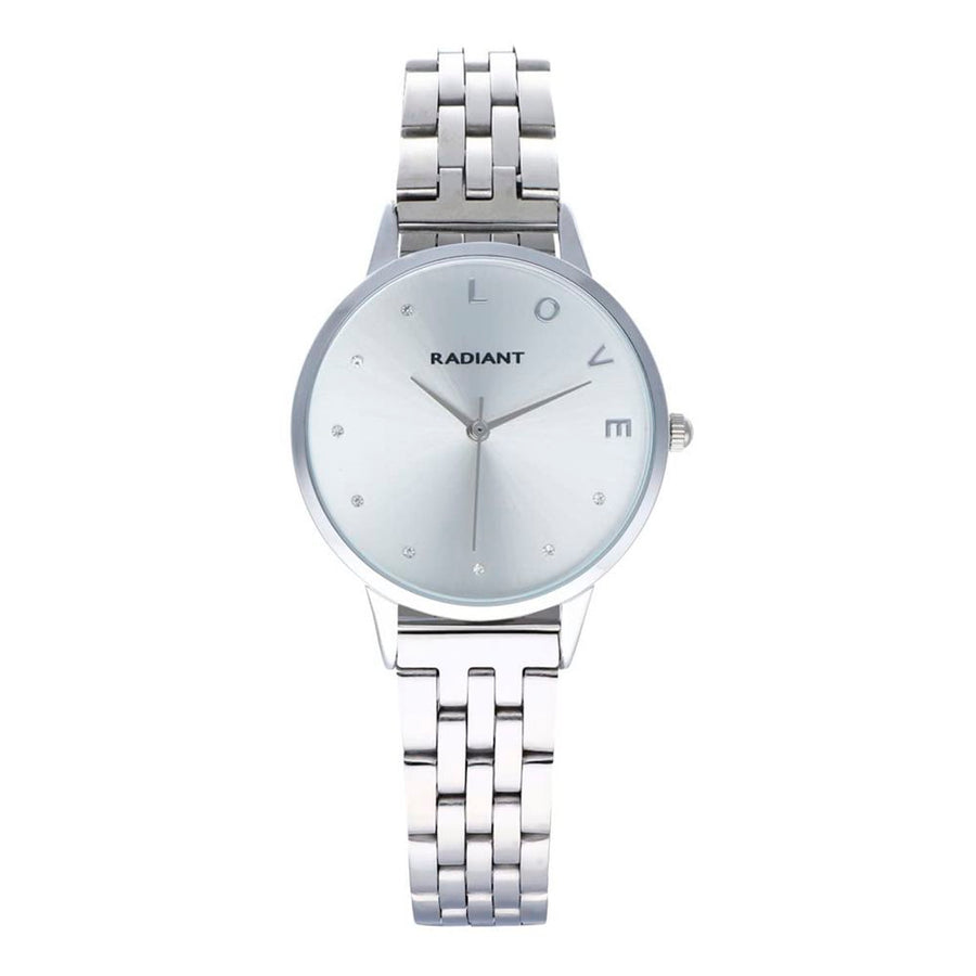 RADIANT Gray Stainless Steel Dress Watch