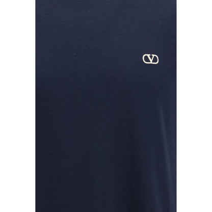 Valentino Garavani Blue Cotton T-Shirt