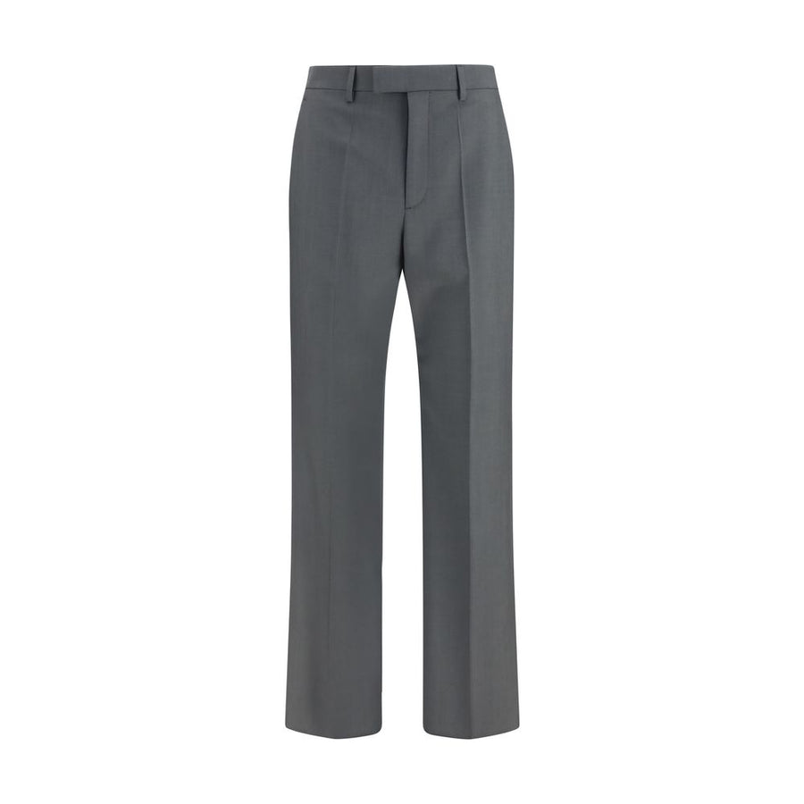 Valentino Gray Wool Oves Aries Dress Pants