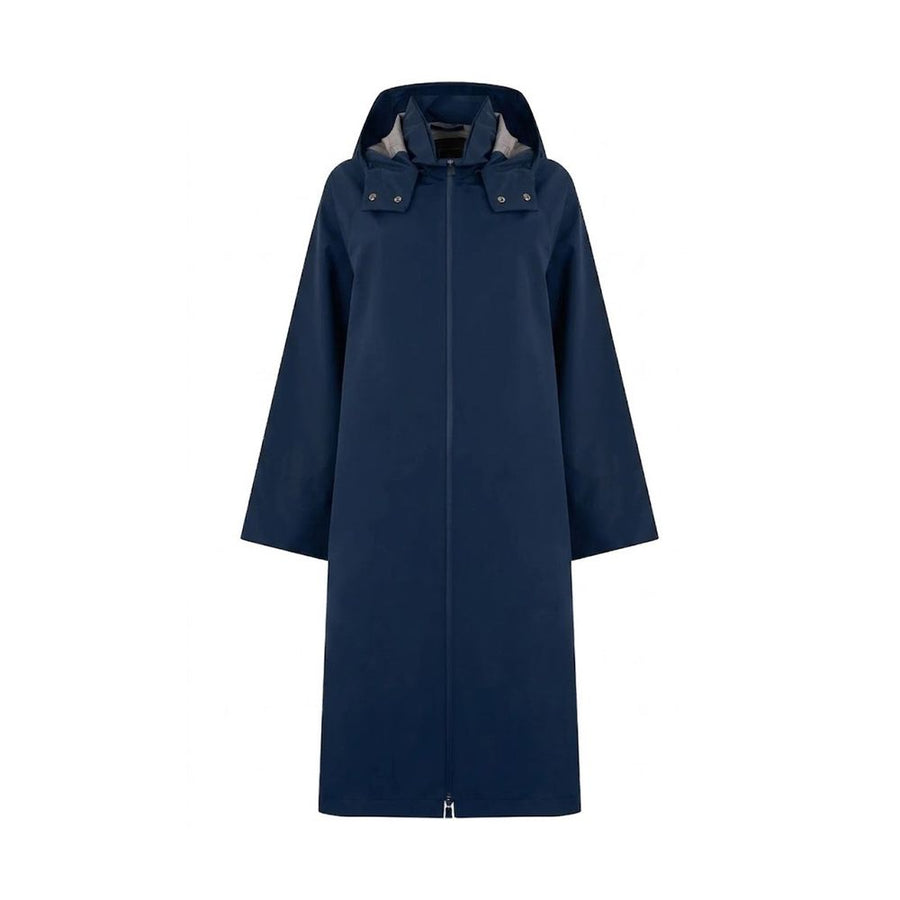 Herno Blue Polyester Coat