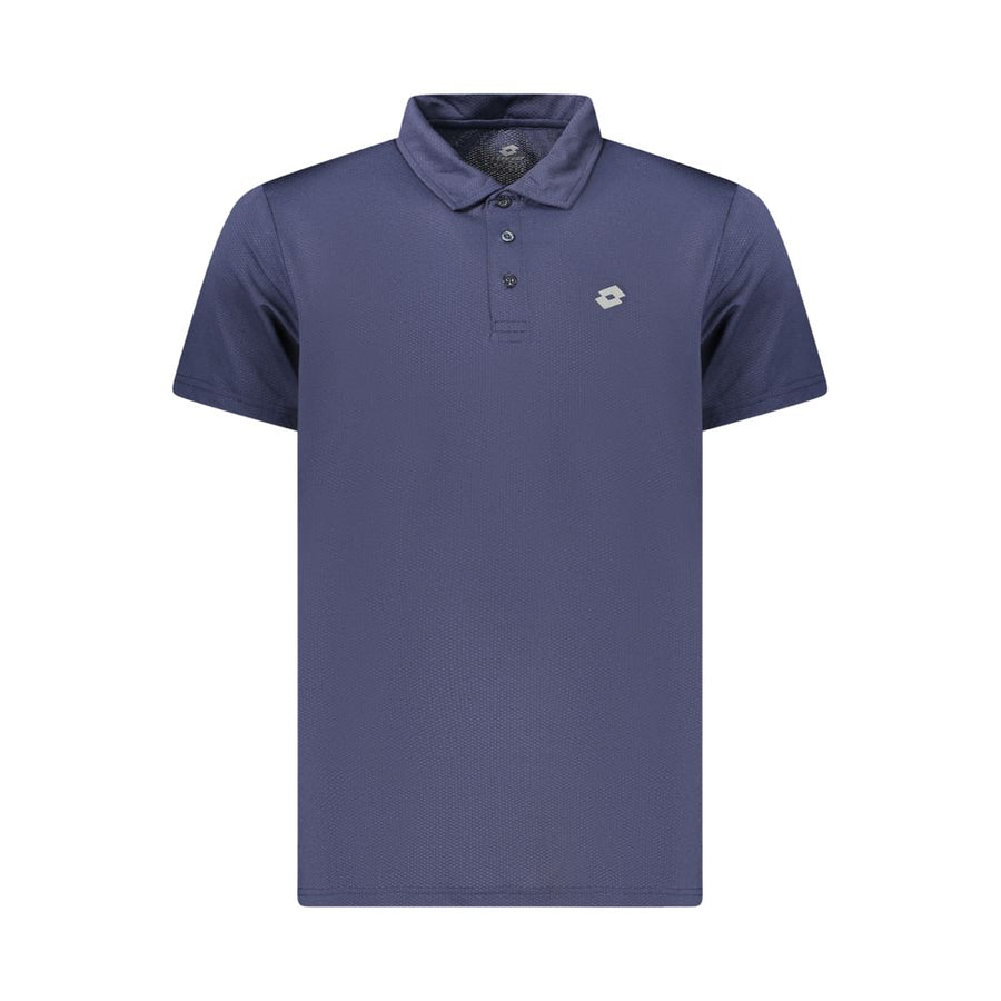 Lotto Blue Polyester Men's Polo Shirt