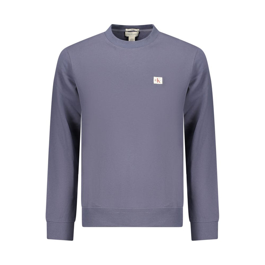 Calvin Klein Blue Cotton Men's Sweatshirt