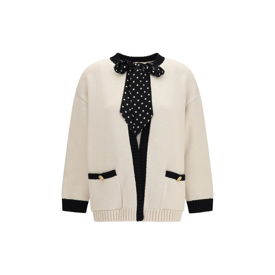 Valentino Beige Cotton Cardigan