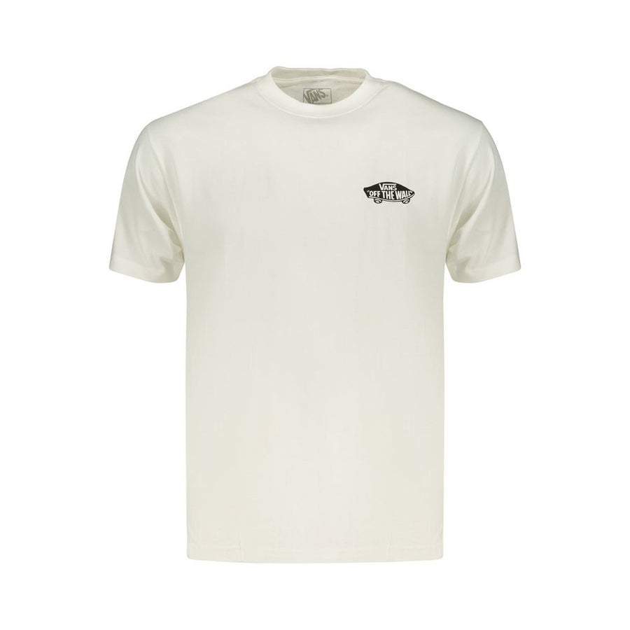 Vans White Cotton Men's T-Shirt