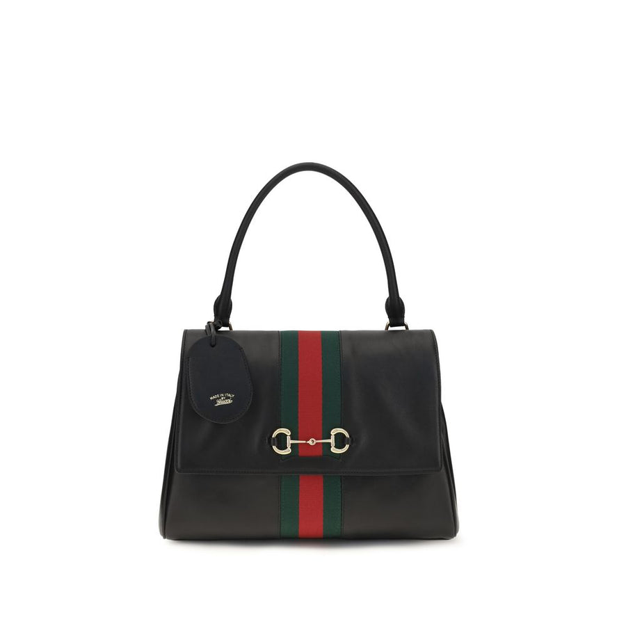 Gucci Black Calf Leather Bos Taurus Handbag