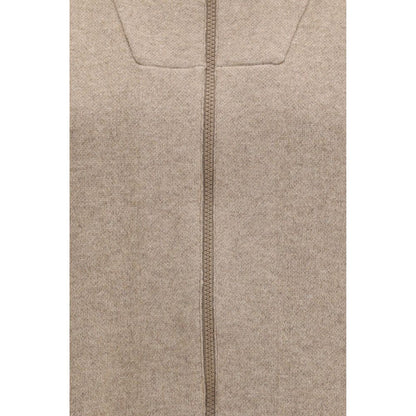 Brunello Cucinelli Beige Cashmere Cardigan
