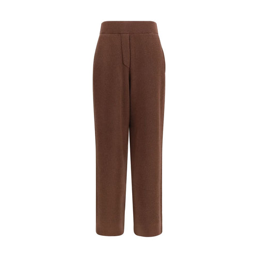 Brunello Cucinelli Brown Cashmere Casual Pants