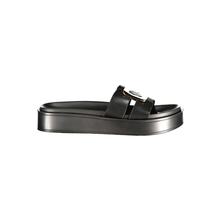 Laura Biagiotti Nero Polyurethane Women's Sandal