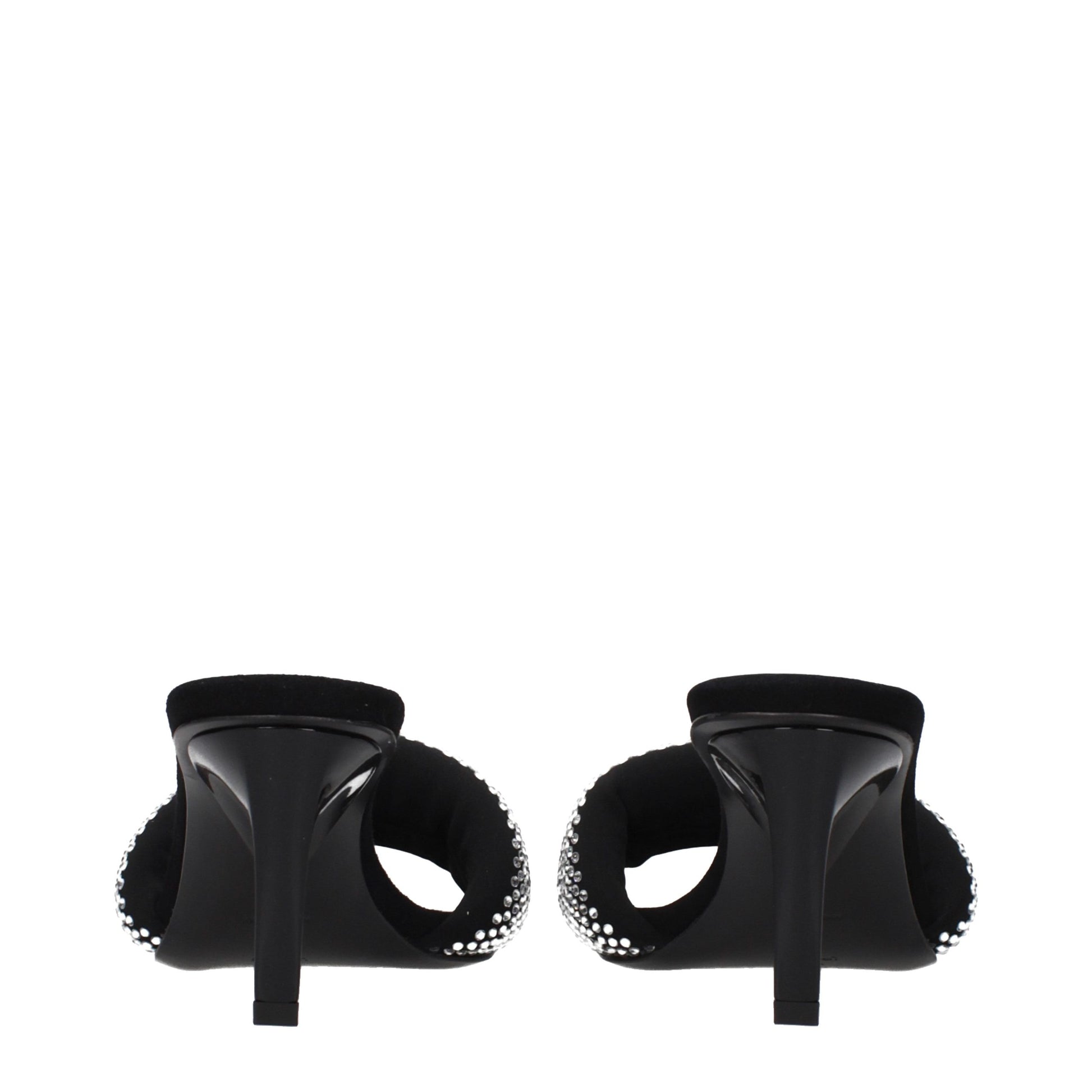 Prada Black Fabric Platform Sandals