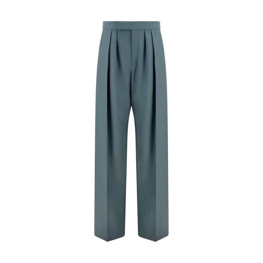Chloé Bicolor Wool Oves Aries Dress Pants