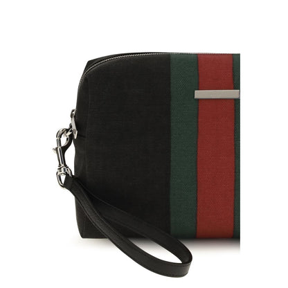Gucci Black Cotton Handbag