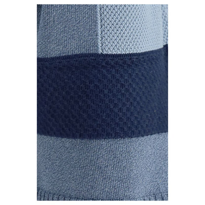 Laneus Blue Cotton Bermuda Shorts