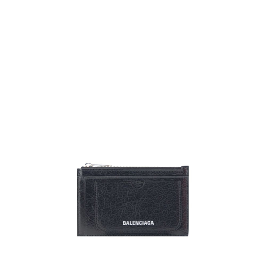 Balenciaga Black Lamb Ovis Aries Aries Wallet