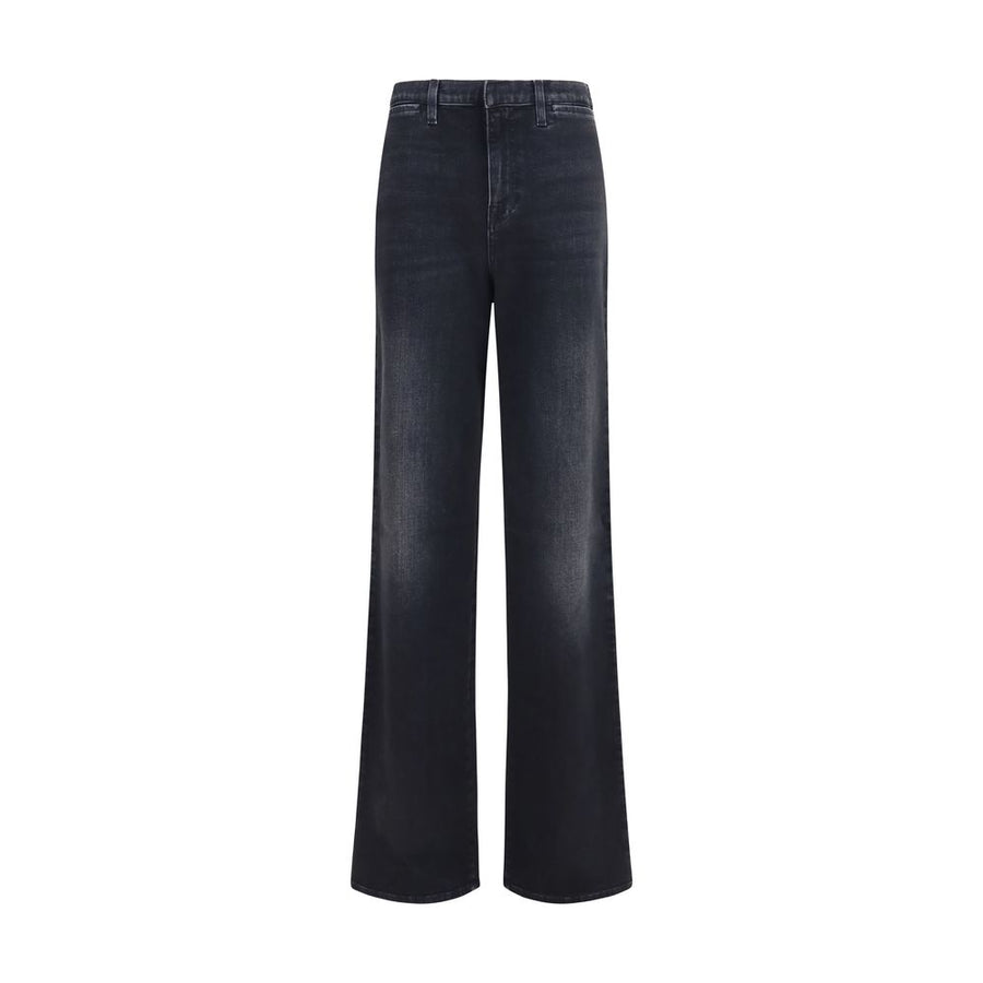 Gucci Black Cotton Straight-Leg Jeans