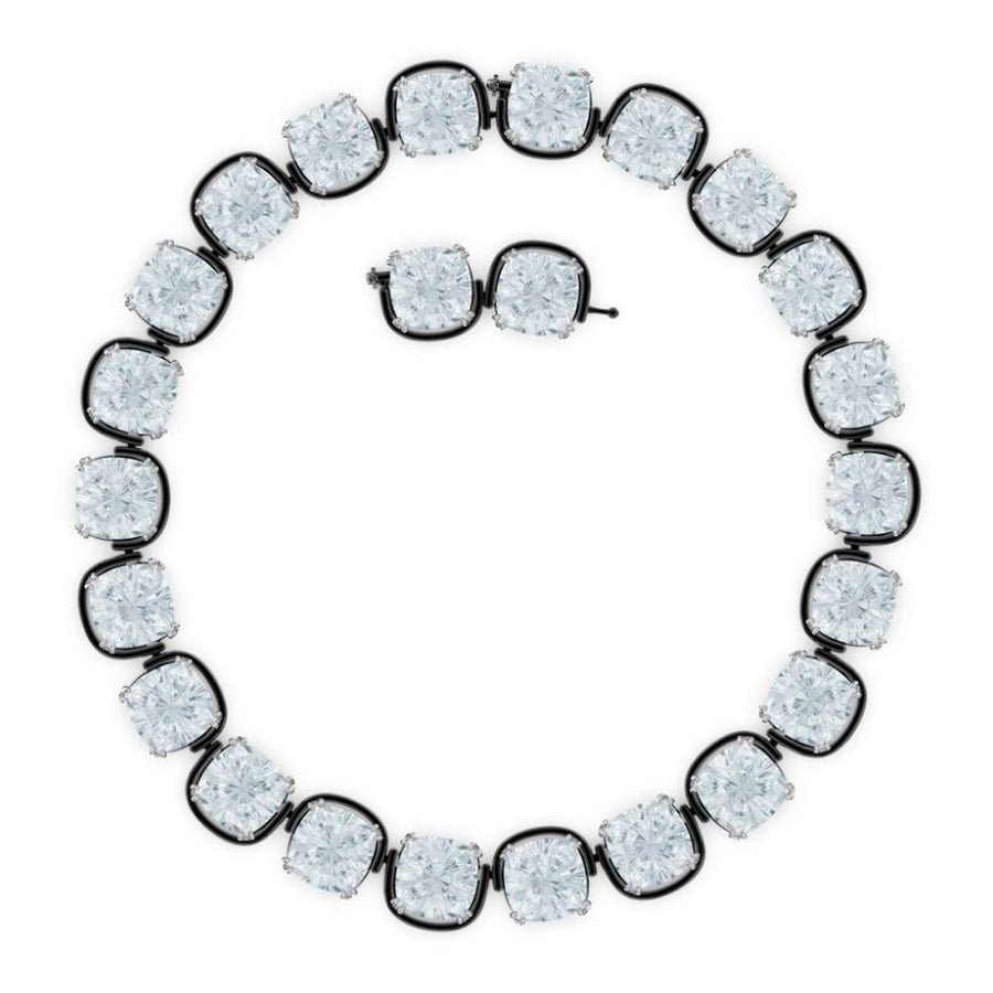 Swarovski Gray Glass Necklace
