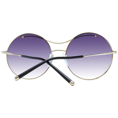 Ana Hickmann Gold Metal Sunglasses