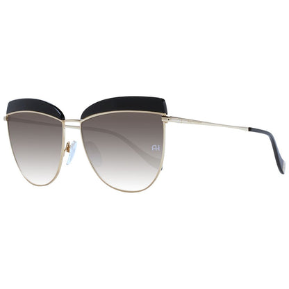Ana Hickmann Black Acetate Sunglasses