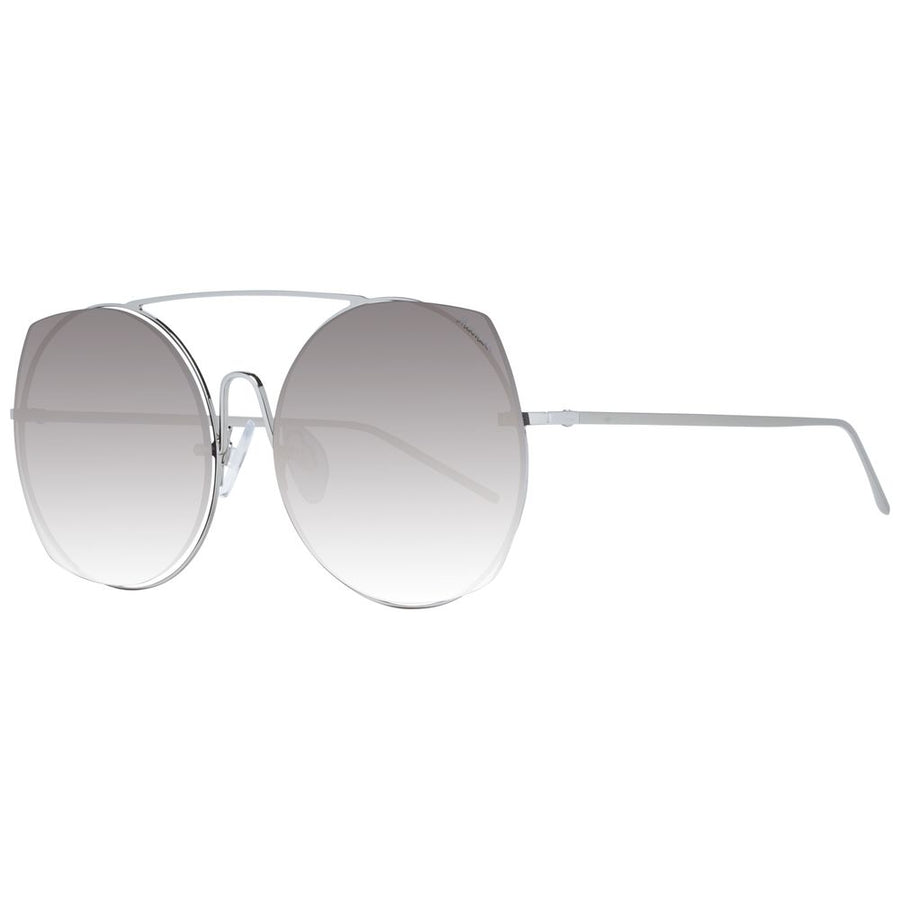 Ana Hickmann Gray Metal Sunglasses