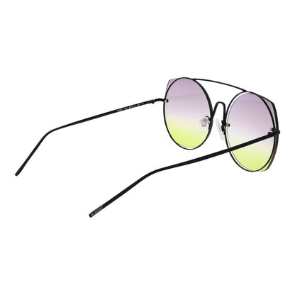 Ana Hickmann Black Metal Sunglasses