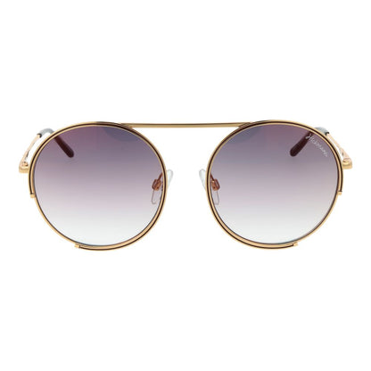 Ana Hickmann Gold Metal Sunglasses