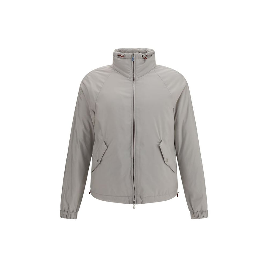 Brunello Cucinelli Gray Polyester Shell Jacket