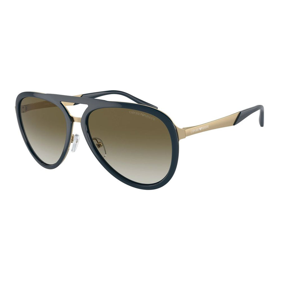 Emporio Armani Blue Metal Sunglasses