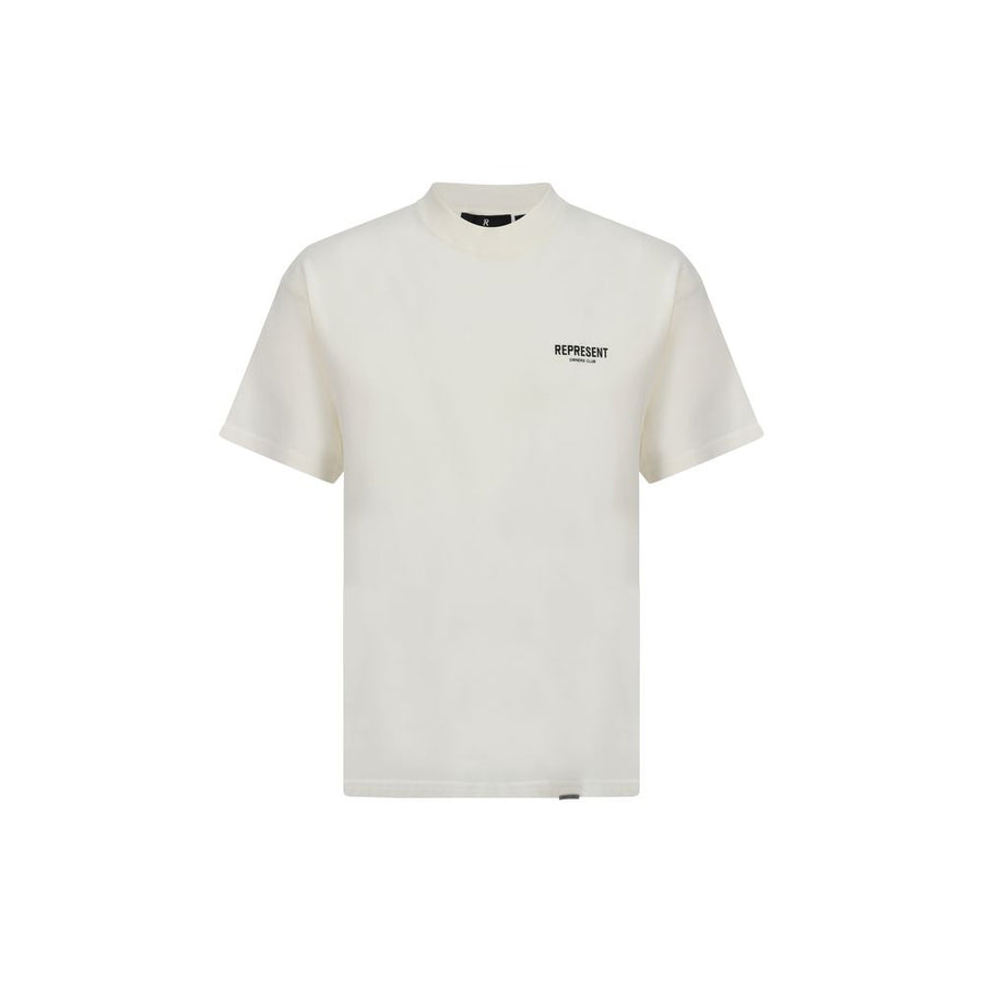 Represent White Cotton T-Shirt