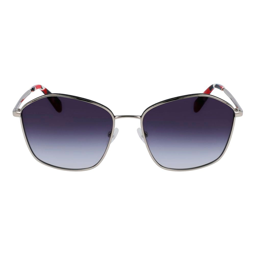 Liu Jo Gray Metal Sunglasses