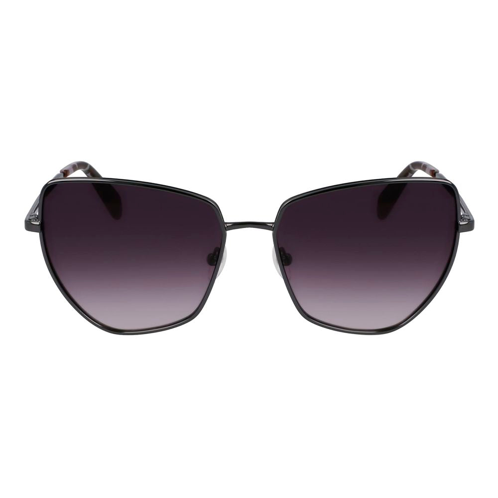 Liu Jo Gray Metal Sunglasses